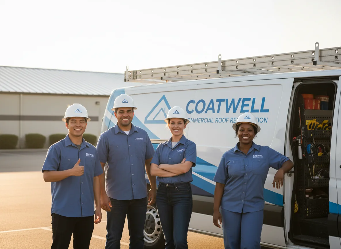 Commercial roof coating company in Rosebud, TX